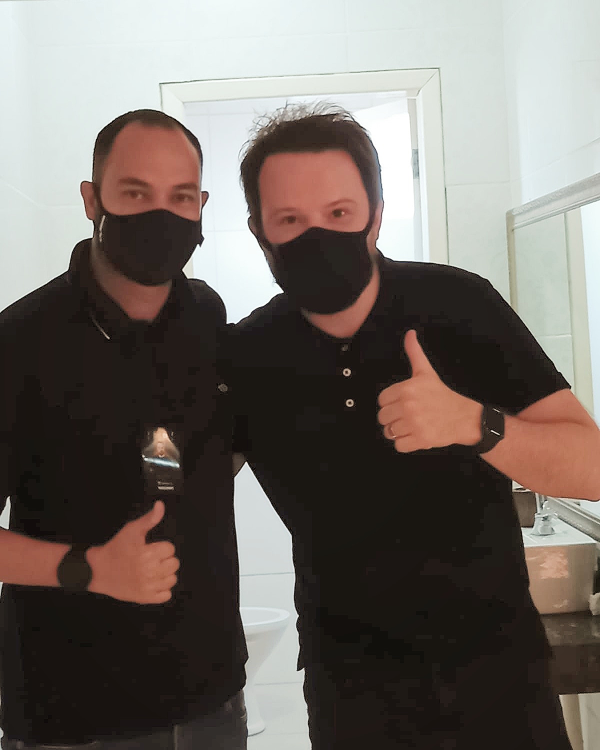 Lucas Costa um dos idealizadores da marca Donn também esteve presente.