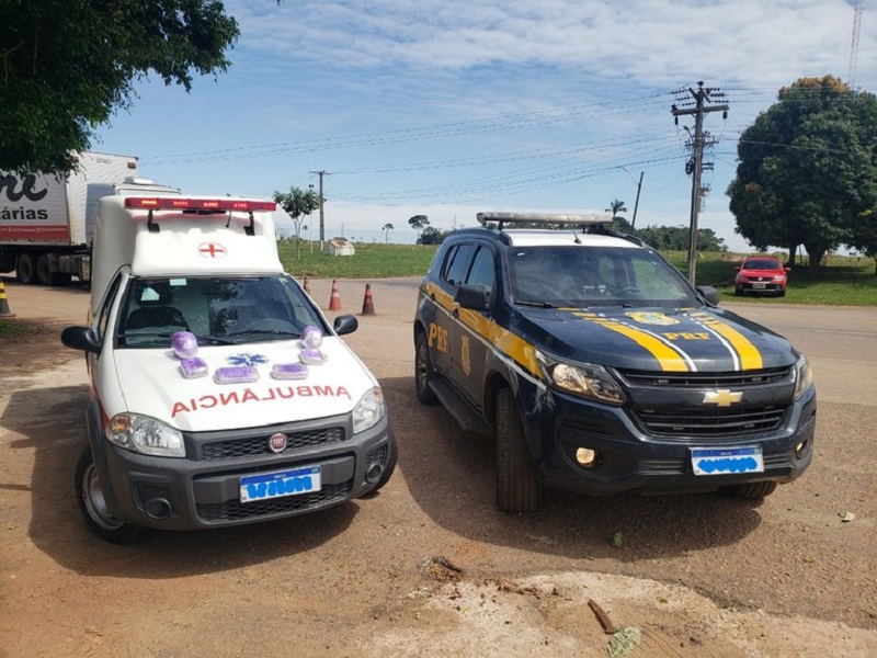 5kg de drogas são apreendidas em uma ambulância no interior