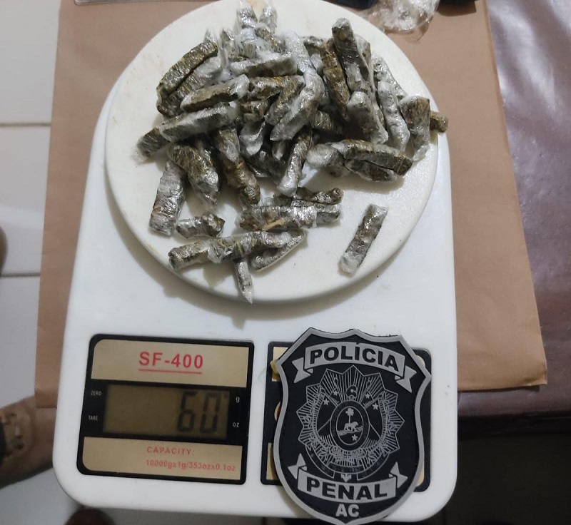 Visitantes são presas tentando entrar com drogas no presídio de Tarauacá