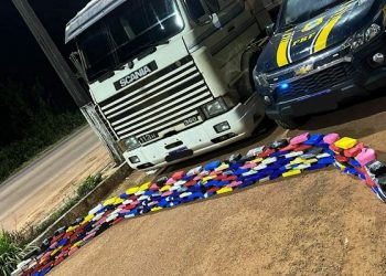Caminhoneiro é preso após transportar 222kg de drogas em tanques de combustíveis no interior do Acre