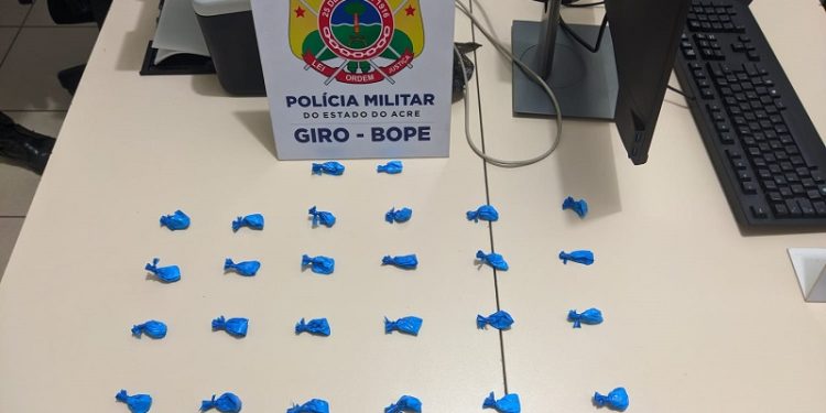 Adolescente é apreendido ao portar cocaína em Rio Branco