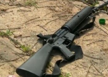 Uma das armas utilizadas pelos assaltantes no Conjunto Esperança era de brinquedo