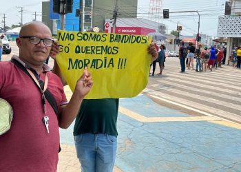 Famílias da ‘Terra Prometida’ não aceitam proposta do Governo e realizam manifestação em Rio Branco