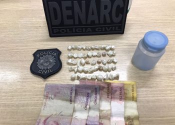 Suposto traficante que atuava nas proximidades de escola foi preso pela Polícia Civil