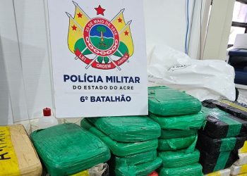 Polícia Militar apreende mais de 40 quilos de drogas no interior do Acre
