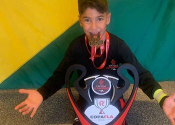 Jogador mirim acreano é bicampeão na Copa Fla Brasil no Maracanã