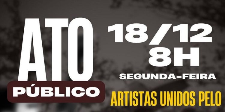 Artistas de Rio Branco realizam ato público para cobrar FGB pagamento da lei Paulo Gustavo