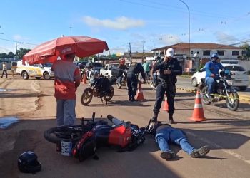 Em Rio Branco, jovem fica em estado grave após colidir com caminhão na rodovia AC-40