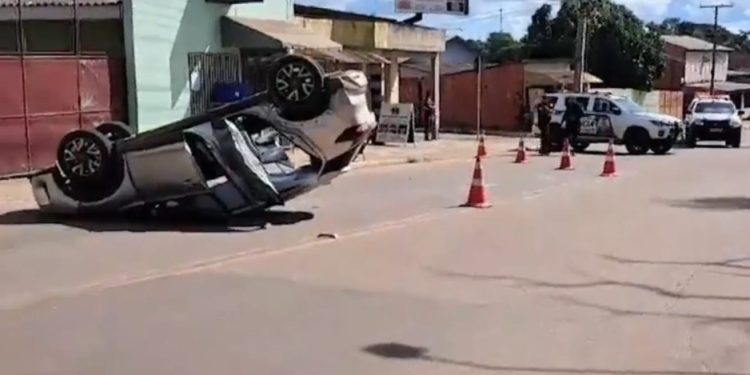 Acidente de trânsito deixa sargento do Corpo de Bombeiros ferido em Rio Branco