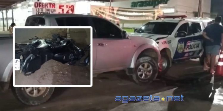 Motorista com sinais de embriaguez atropela casal e colide contra viatura da PM em Rio Branco