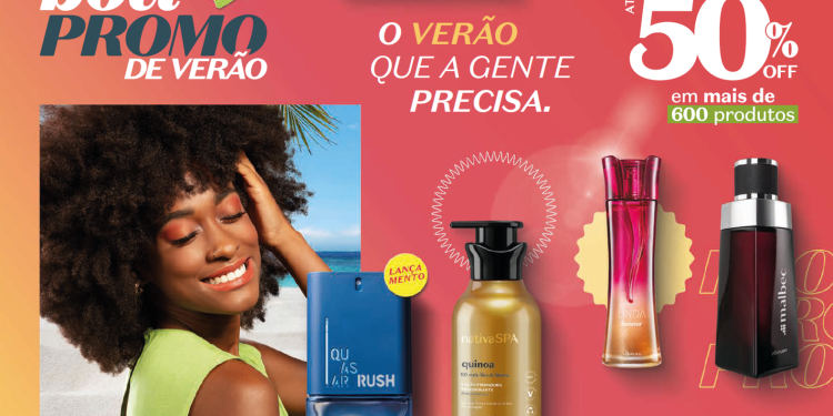 Com 400 produtos até 50% off, o Boticário apresenta “Boti Promo de Verão” 2024