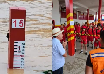 Atualização Rio Acre: a poucos centímetros dos 15m, cerca de 240 famílias são realocadas