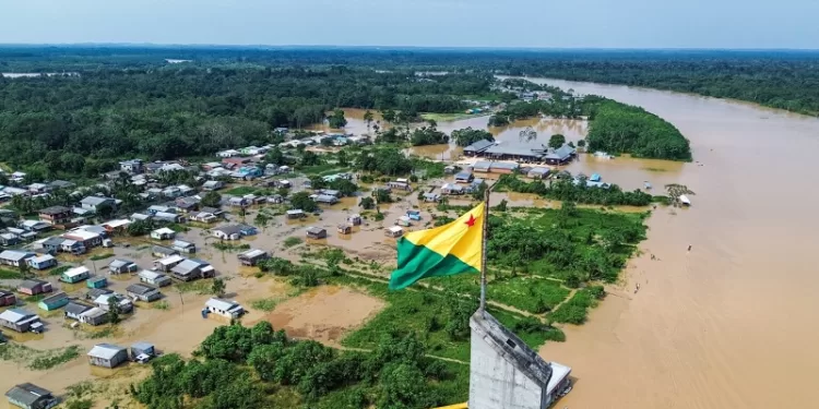 Nível do Rio Acre segue apresentando sinais de vazante e registra 17,59 metros