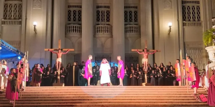 Procissão e espetáculo ‘Paixão de Cristo’ ocorrem nesta sexta-feira em Rio Branco