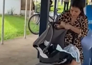 Em denúncia, mãe com bebê recém-nascido afirma ter sido impedida de realizar concurso da Sesacre