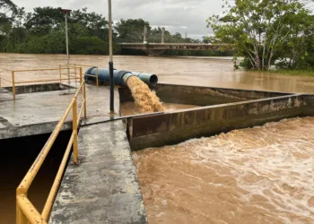 Saerb informa que ETA II é parada devido quebra em bomba de captação; mais de 50 bairros afetados