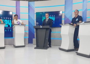 Tião Bocalom e Marcus Alexandre trocam acusações em debate da TV Gazeta