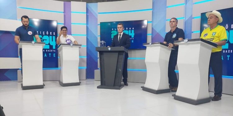 Tião Bocalom e Marcus Alexandre trocam acusações em debate da TV Gazeta