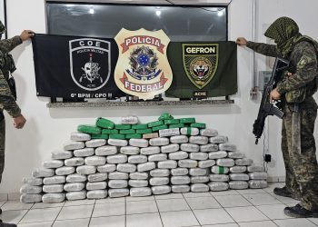 Polícia Federal prende três pessoas e apreende 101,85 Kg de drogas no Acre