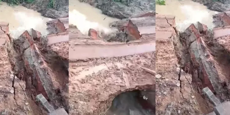 Moradores do Ramal Pirangi ficam isolados após desvio na estrada ceder com as chuvas