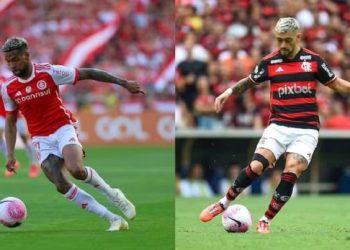 Internacional e Flamengo se enfrentam em jogo adiado que pode mudar configuração do G4