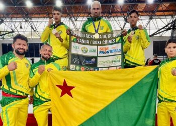 Seleção Acreana de boxe chinês retorna com três medalhas do 34º Campeonato Brasileiro de Kung Fu Wushu