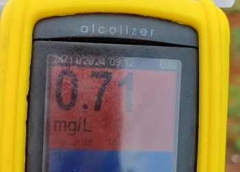 PRF flagra motorista embriagado após acidente na BR-317, em Senador Guiomard