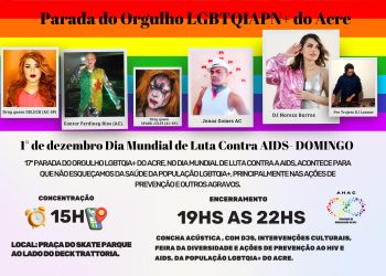 17ª Semana Acreana da Diversidade celebra conquistas e promove reflexão sobre direitos LGBTQIAPN+