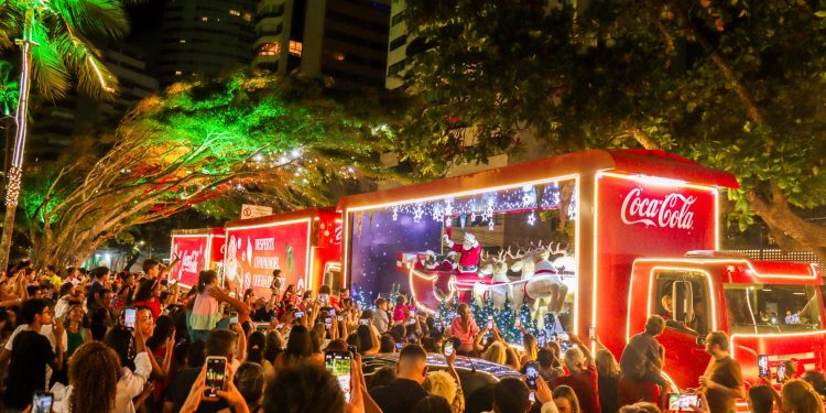 Caravanas de Natal Coca-Cola chegam a Rio Branco nesta sexta-feira e sábado