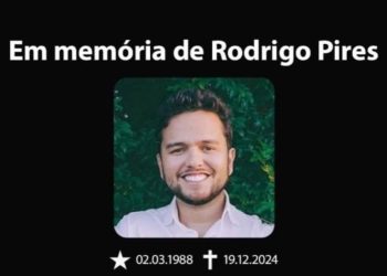 Velório de Rodrigo Pires acontece no cemitério Morada da Paz nesta sexta-feira