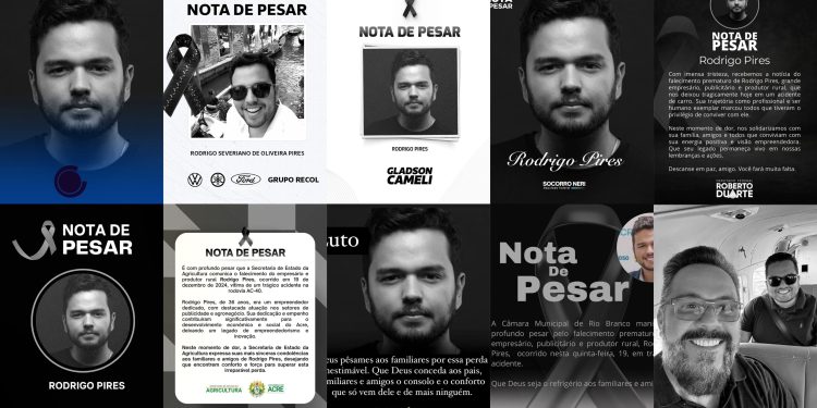 Homenagens marcam despedida do empresário Rodrigo Pires após grave acidente