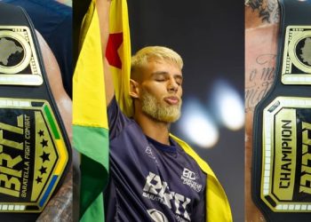Thomas Bryan conquista cinturão do BRTL em Rondônia e mira sonho internacional no MMA
