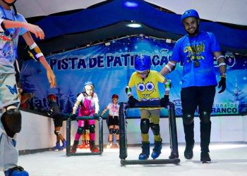 Patinação no gelo: veja como agendar na nova atração de Rio Branco