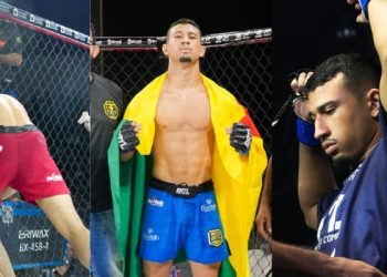 Com finalização no primeiro round, atleta acreano Bruno Almeida brilha no BRTL