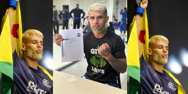 Lutador acreano Thomas Bryan disputa cinturão internacional de MMA na França