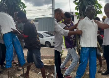 Estátua de Chico Mendes é restaurada e devolvida à população de Rio Branco após vandalismo
