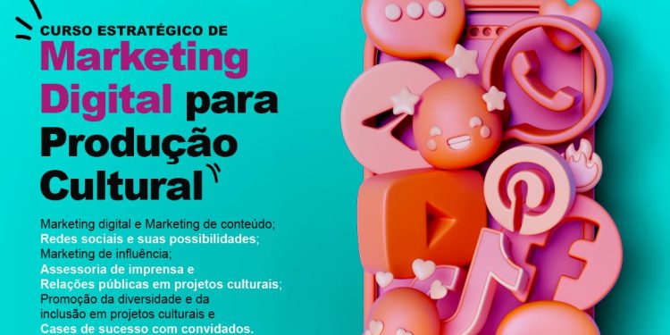 Curso de Marketing Digital para Produção Cultural inicia no dia 10