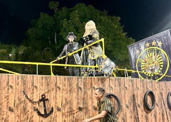 “Um mês produzindo figurino com 1500 pedrarias”, diz participante do Bloco 6 É D+, vencedor do desfile