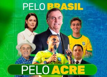 Grupo de direita no Acre realiza ato por anistia de condenados do 8 de janeiro