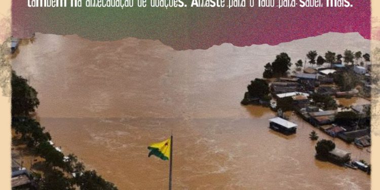 SOS Acre: estudantes da Ufac fazem campanha de arrecadação de donativos para afetados pela enchente