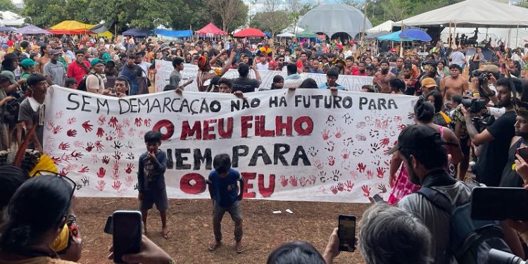 “É um grito coletivo”, diz acreano sobre luta indígena e resistência no ATL 2025