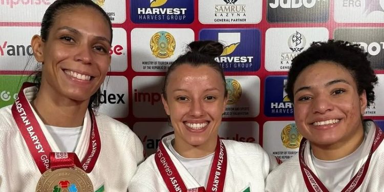 Brasileiras garantem três bronzes em 1º dia de Grand Slam de Judô