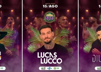 Feijó se prepara para o Festival do Açaí 2025 com shows de Natanzinho, Lucas Lucco e Dilsinho