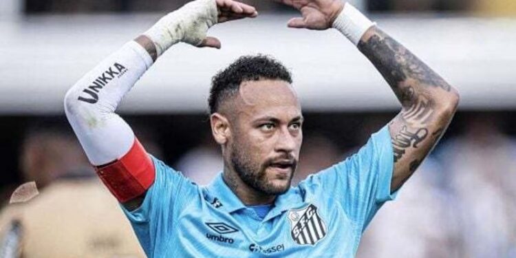 Neymar renova com o Santos até o final de 2025