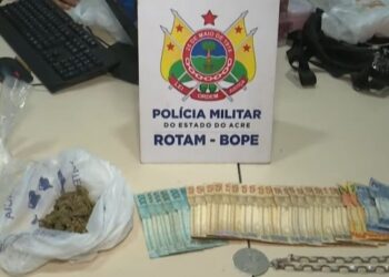 Em Rio Branco, traficantes confundem carro e entregam droga para policiais do Bope
