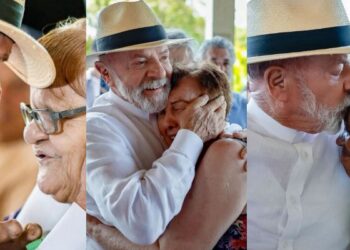 Lula é recepcionado durante visita na Casa de Acolhida Souza Araújo; veja vídeo