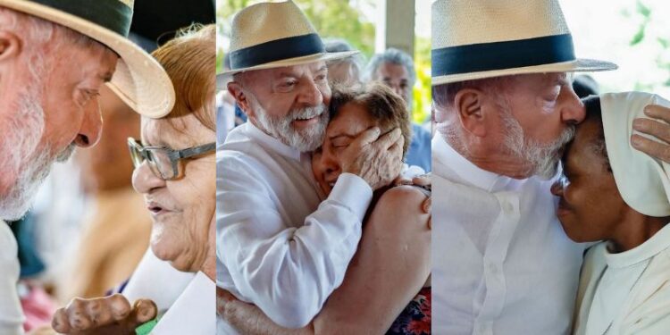 Lula é recepcionado durante visita na Casa de Acolhida Souza Araújo; veja vídeo