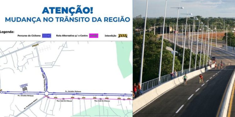 Amadeo Barbosa terá bloqueio temporário para realização da Copa Norte e Nordeste de Ciclismo no final de semana