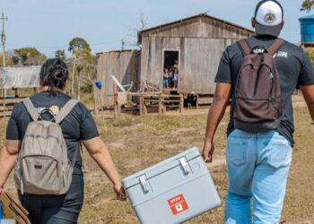 Operação Gota leva imunização para mais de 2 mil pessoas em áreas remotas do Acre