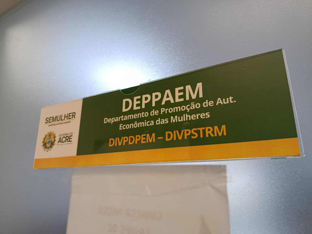 Departamento responsável pelo Impacta Mulher/Foto: Natália Lindoso